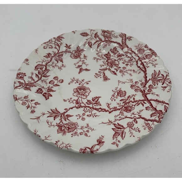 Johnson Brothers Old Bradbury Pink Bread Plate - Picture 2 of 4